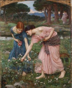 John William Waterhouse : Gather ye rosebuds while ye may II